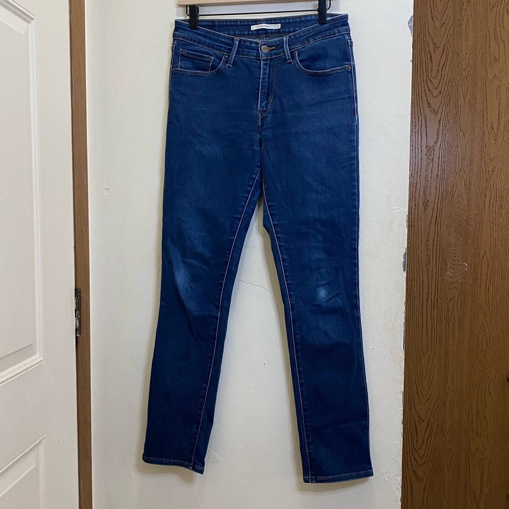 Levi’s mid rise straight skinny jeans size 8 - Picture 1 of 10